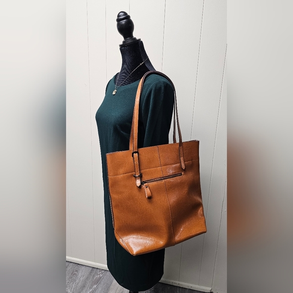 kattee Handbags - Kattee genuine leather brown tote